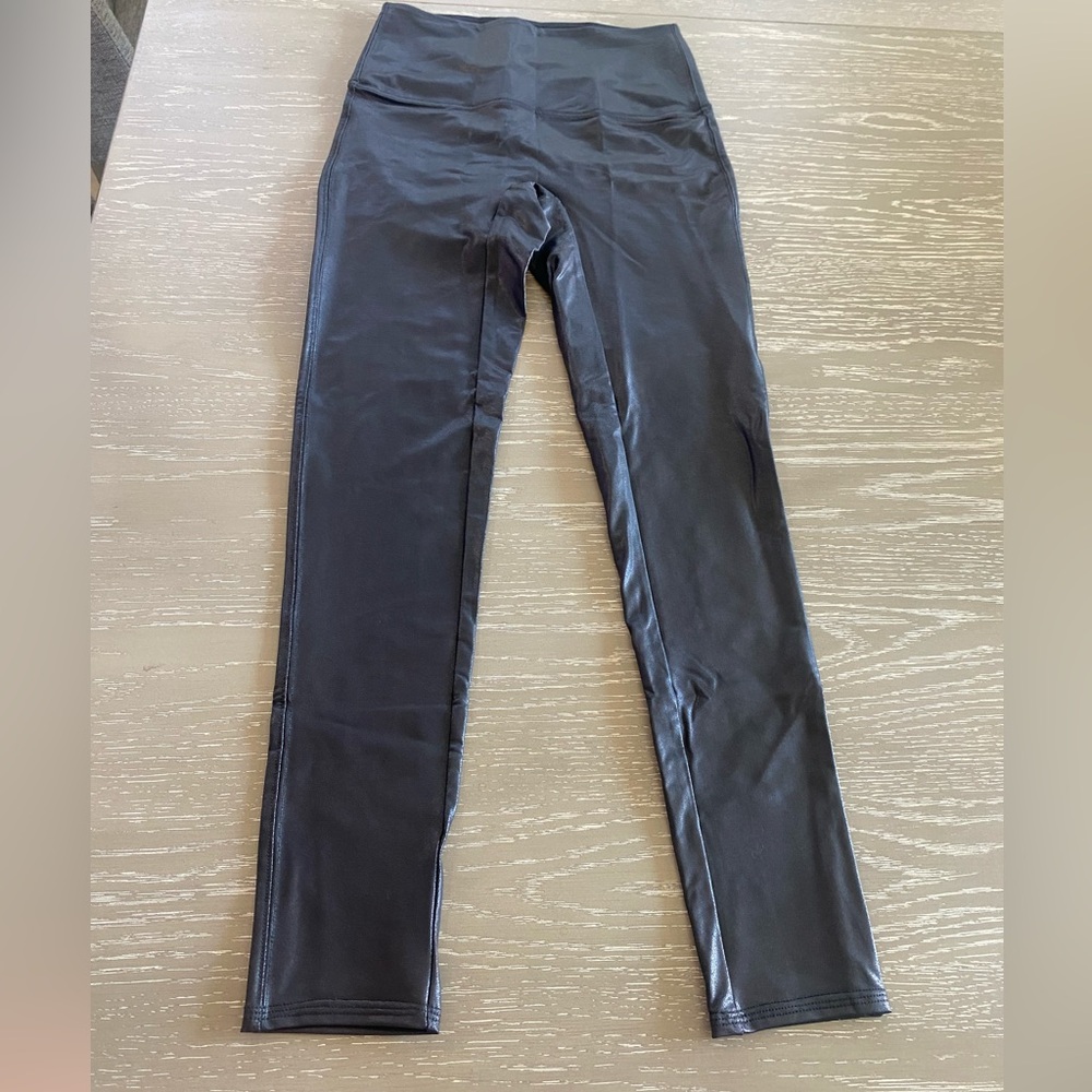 Jane and Bleecker Black Faux Leather Leggings